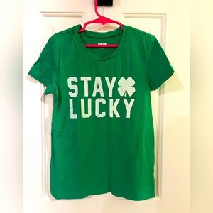 Girls size M (8) St. Patrick’s day t-shirt ☘️